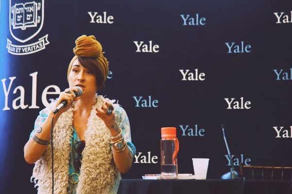 TIHANE speaking at Yale University